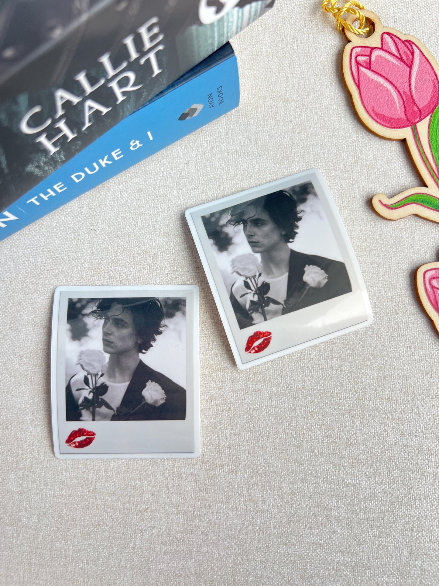 Timothee Chalamet Polaroid Sticker