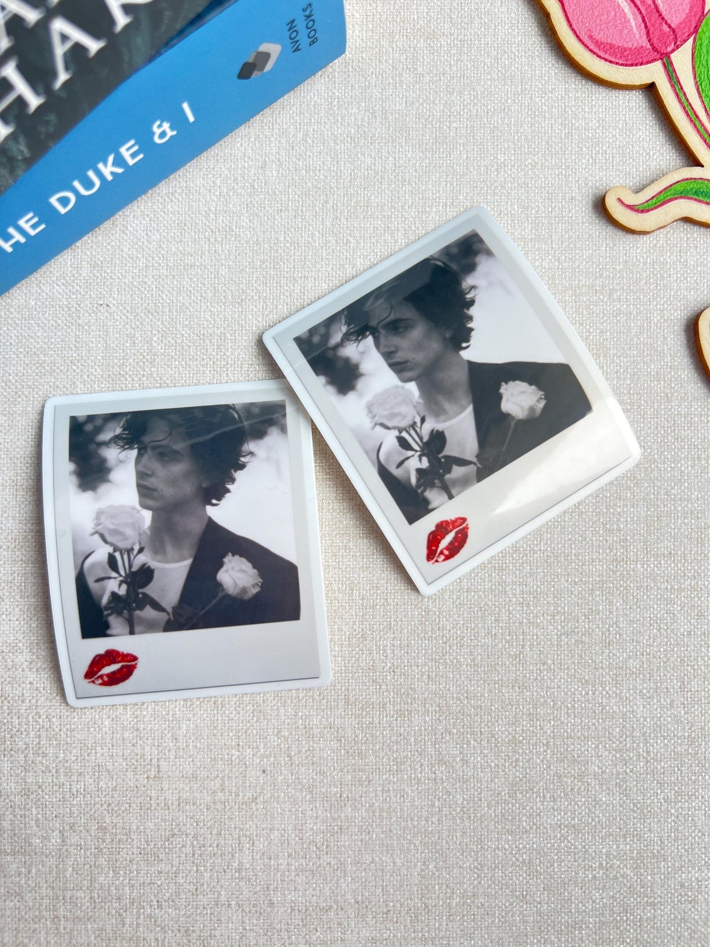 Timothee Chalamet Polaroid Sticker